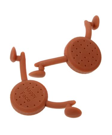 WOONEKY Lot de 2 Formateurs D'expressions Faciales en Silicone Taille Moyenne Entra neur des Muscles Faciaux Force R glable Optimise le Sourire pour Adultes Usage Quotidien