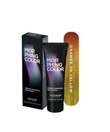 Alfaparf Morphing Color Orange To Yellow 30ml - Couleur Temporaire De L'Orange Au Jaune