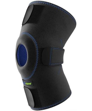 Sports Edition Knee Brace for Men & Women | Open Patella Knee Support for Injury Recovery | Universal Fit for Meniscus Tear ACL MCL Pain Relief | Black - Buy Online on GoSupps.com