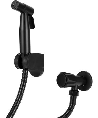Bathroom Bidet Sprayer Set - Stainless Steel G1/2 Thread Bidet Sprayer for WC - Modern Black A-Style for International Shipping - Buy Online on GoSupps.com