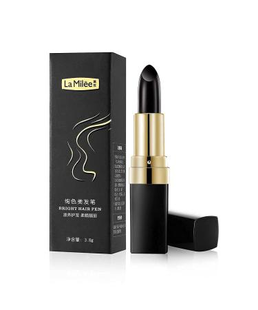 Hair Color Pencil for Roots - Instant Black Root Coverage Temporary Hair Color 3.8g