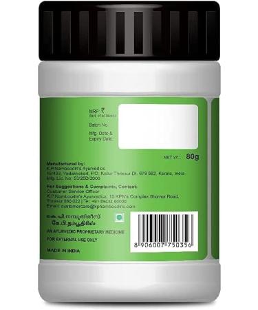 CROW K.P. NAMBOODIRI S Tooth Powder-Strong - 80 Gram (Ayurvedic Oral Care Toothpowder 4 Pack) - Buy Online on GoSupps.com