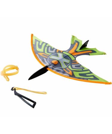 HABA 303572-Terra Kids slingshot slingshot and glider in one for children made of plastic soft tip excellent flight characteristics with replacement tensioning rubber
