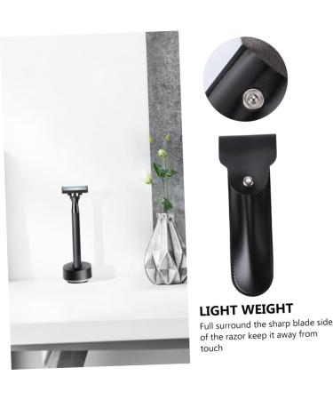 Beavorty Ladies Razor Travel Case - Stylish Double Layer Leather for On-the-Go Shaving - Buy Online on GoSupps.com