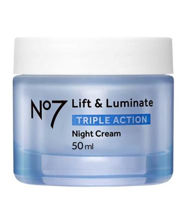 No7 Lift & Luminate Triple Action Night Cream ENHANCED FORMULA - 50ml