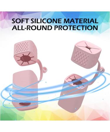 Buy 2 pcs Silicone Lip Balm Holder Keychain - Portable Lipstick Cases & Chapstick Sleeves (Pink & Blue) for Travel - Buy Online on GoSupps.com
