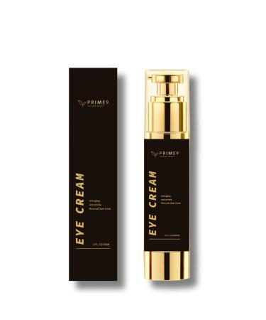 Prime9 Eye Cream for Dark Circles and Puffy Eyes| 60ml/2.02 oz Under Eye Cream for Women