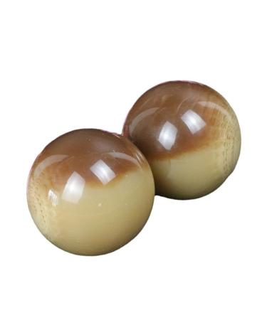 Sewoart 2 pieces horn fitness ball handmade balls massage ball toy hand balls meditation balls Hand training ball hand massage device for and carpal tunnel tools
