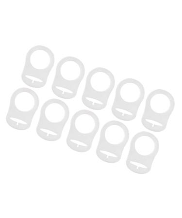 Juwaacoo 10pcs Silicone Buttons Set - Pacifier Holders Dummy Clips & Adapters | International Shipping - Buy Online on GoSupps.com