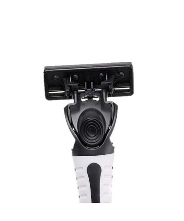 Buy Premium 6-Layer Stainless Steel Manual Razor with 6 Blades & Holder - Perfect for Smooth Shaving - Buy Online on GoSupps.com