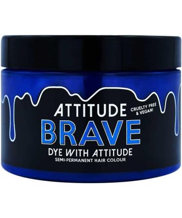  Attitude Holland Attitude Hair Dye - Vegan and Cruelty-Free Semi-Permanent Hair Dye with Conditioner - Brave Blue - 135ml - Buy Online on GoSupps.com