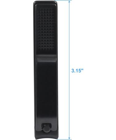 Coufce 6 Pieces Men & Women Nail Clippers Sturdy Fingernail and Toenail Clipper Cutters Stainless Steel Nail Clippers Straight Edge Clipper Tools(Black) - Buy Online on GoSupps.com