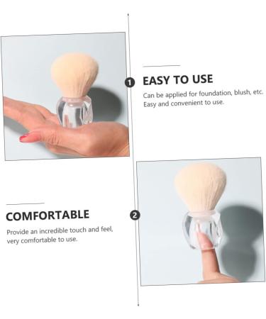 Healeved Beauty Makeup Brush Loose Powder Brush Makeup Brush Tool Blush Powder Brush Makeup Beauty Brush Makeup Blush Brush Blending Blush Brush Foundation Brush Cosmetics Brush medium Transparent - Buy Online on GoSupps.com