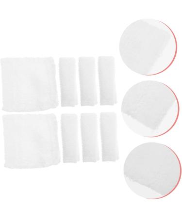 Gleavi 8ST Ear Pads for Glasses & Masks | Hearing Protection | Comfortable & Soft White Towel 5.5x5.5cm - Buy Online on GoSupps.com