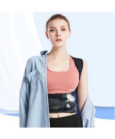 Adjustable Black Back Support for Women | Breathable Posture Correction & Pain Relief - XL Unisex - Buy Online on GoSupps.com