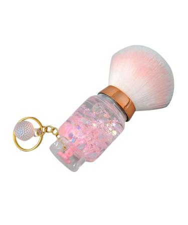 PLAFOPE Nail Dust Brush Women Makeup Tools Powder Makeup Brush Makeup Brush for Powder Blush Brush for Women Powder Brush Blush Brush for Cheeks Facial Makeup Brush Cosmetics Tools 9.00X3.50X3.50CM Pink