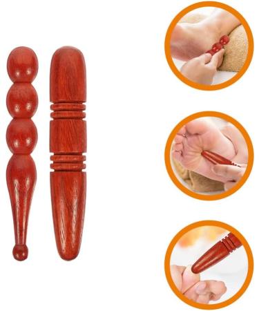 Beavorty Acupressure Pen & Thai Massage Stick - 2-Piece Reflex Zone Massage Set for Deep Tissue Relief - Buy Online on GoSupps.com
