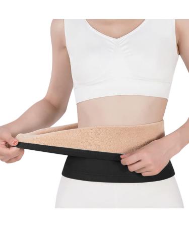 Ibluelover Cashmere Waist Warmer & Abdominal Binder - Lumbar Support & Kidney Protector in Black - International Shipping Available - Buy Online on GoSupps.com