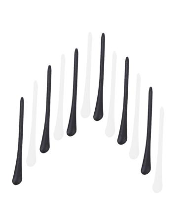 Lurrose 6 pairs of glasses bracket cover made of silicone glasses holder glasses made of silicone anti-slip-ear brags for glasses ear pads for glasses leg cover.