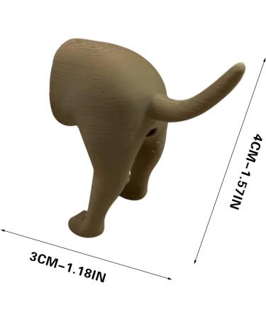 Dog Internal Form Toothpaste Lid & Dispenser - Creative Funny Caps for Kids & Adults (Brown & Gray) - Buy Online on GoSupps.com