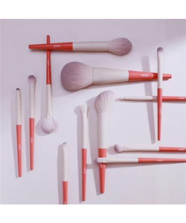Peach Makeup Brush Set - Soft Animal Hair Eyeshadow Brushes | Full Tool Kit for Flawless Makeup - Buy Online on GoSupps.com