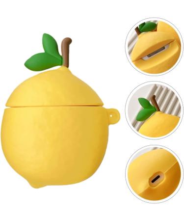 UKCOCO 1Pc Lemon Headphone Case Wireless Earphone Case Earphone Sleeve Headset case Earphone Shell Cute Skin Case Earbud Case Cover Clear Case Earphone Cover Silica Gel Simple Pro2 Yellow 9x6x4cm - Buy Online on GoSupps.com