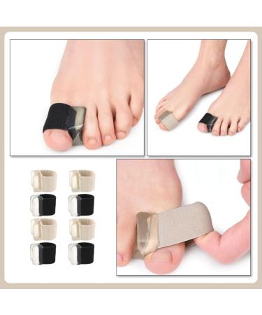 Minkissy Toe Separator Set - 4 Pairs Big Toe Spacers for Bunion Corrector and Hammer Toe Straightener - Hallux Valgus Relief and Thumb Splint Included - Buy Online on GoSupps.com
