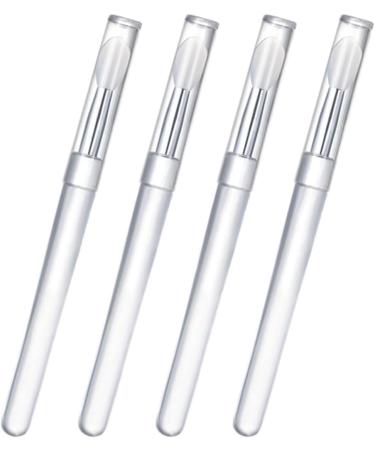 Silicone Lip Brushes - Portable Lipstick Applicator Wands & Mini Scrub Brush Set (4PCS) for Perfect Lip Gloss Application - Buy Online on GoSupps.com