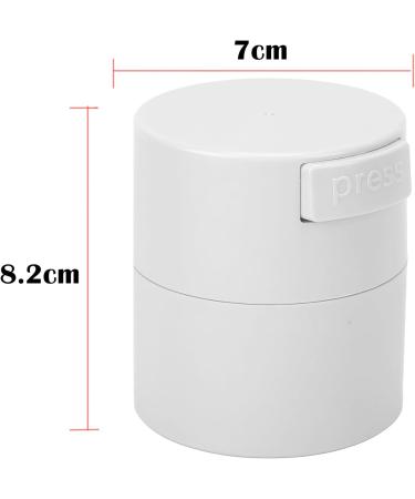 GEN'C B AUTY Eyelash Glue Storage Container Airtight Adhesive Storage Tank for Lash Glues Lash Glue Sealed Jar Stand Holder 3.15 4'' (white) - Buy Online on GoSupps.com