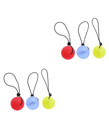 PartyKindom 6 Pcs Grip Strengthening Ball Exercises Squeezeball Powerballs Training Sport Fitness