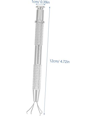 Beavorty Manicure Tools Grabber Nail Art Tools Jewelry Jewlery Nail Tools Gemstone Grabbing Tool Pick up Tool Nail Gems Tool Rhinestone Tools Pickup Tool Metal Sponge Stainless Steel 12.00X1.00X1.00CM Silver - Buy Online on GoSupps.com