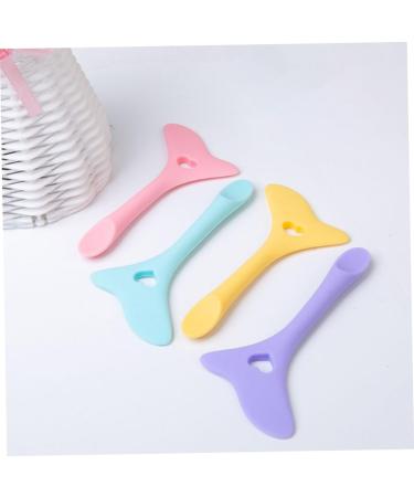 Healeved Eyeliner Assistant Helper 10 Pcs Eyeliner Silicone Tool Makeup Aids Tool Molde De Para Resina Eyelash Spoon Miss mediumx5pcs Assorted Colorx5pcs - Buy Online on GoSupps.com