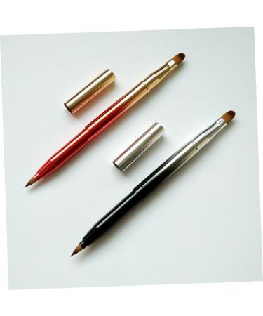 Lipstick Brush Lip Gloss Brush Lipstick Applicator Makeup Brush Lip Gloss Applicator Double Head Eyebrow Brush medium As Shown - Buy Online on GoSupps.com