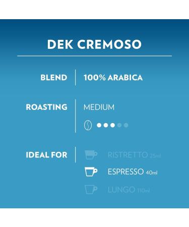 Lavazza A Modo Mio Cremoosamente Dek Lot of 5 5 x 16 Capsules - Buy Online on GoSupps.com