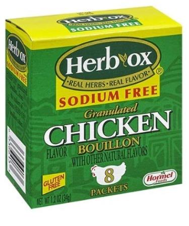 Herb-Ox Bouillon Variety Pack - Chicken, Beef, Sodium-Free Options - 8ct Boxes (Pack of 4) with Basting Brush - Buy Online on GoSupps.com
