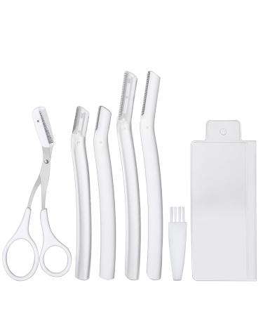 7-pack razor for trimming the eyebrows facial razors women's razors razor for trimming the face for peach blossom facial hair removal gentle skin peeling blades