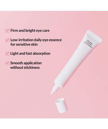Whamisa Organic Flowers Eye Essence - Hydrating Vegan Eye Cream for All Skin Types | Organic 95.2% | Korean Skincare for Elasticity & Fine Lines (30ml - Buy Online on GoSupps.com
