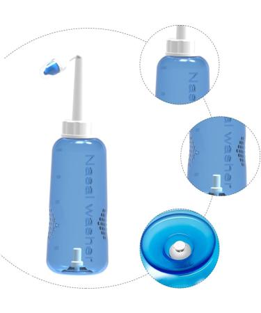 Healeved 500ml Nasal Rinse Bottle Set - Sinus Rinse Irrigator for Nasal Cleaning - Household Cleaner - Plastic Irrigation Bottle - 2pcs - Buy Online on GoSupps.com