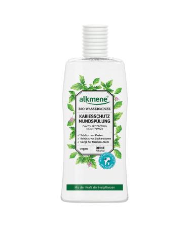 Alkmene caries protection mouthwash with organic watermint - mouthwash vegan with 6 -fold protection without alcohol silicones parabens mineral oil pegs SLS SLES - DCT (1x 500 ml) 1 piece