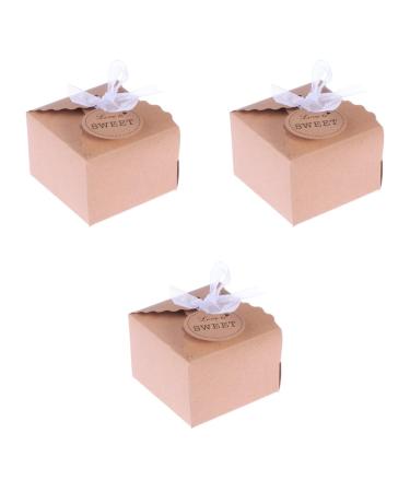 ULTECHNOVO 150 Pcs Candy Boxes Shirt Boxes for Gifts Gift Boxes Party Favor Boxes Wedding 1 count (Pack of 1) As Shownx3pcs