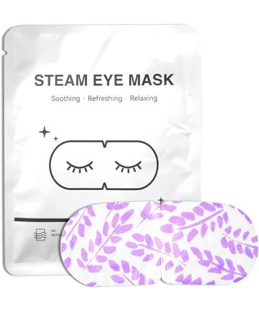 Lavender Heated Eye Mask - 20-Pack for Dark Circles & Dry Eyes | Disposable & Warm Steam Eye Compress - Buy Online on GoSupps.com