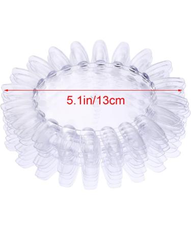 ULTECHNOVO 10Pcs Transparent Nail Art Practice Wheel with Color Display Chart for Manicure DIY - Buy Online on GoSupps.com