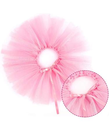 Fashion Party Supplies Tutu Skirt Pink Gift for Small Dogs Cat Pet Birthday Party Dress Crown Hat Collar Cat Dog Birthday Set (Pink) - Buy Online on GoSupps.com