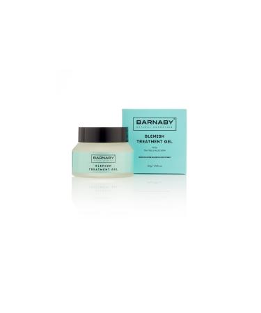 Blemish Treatment Gel Reduce acne spots and scars with Aloe Vera and Tea Tree Blemish free natural formula from Barnaby Skincare