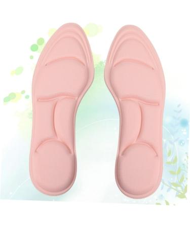 FRCOLOR 2pcs Insoles for Plantar Exercise Arch Support Shoe Inserts Breathable 5D Pink Sponge Full Pad for Ultimate Comfort & Absorption - Buy Online on GoSupps.com