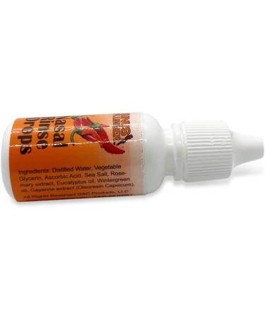 Sinus Plumber Pepper Nasal Rinse Drops - Compatible with All Devices and Neti Pots - Buy Online on GoSupps.com