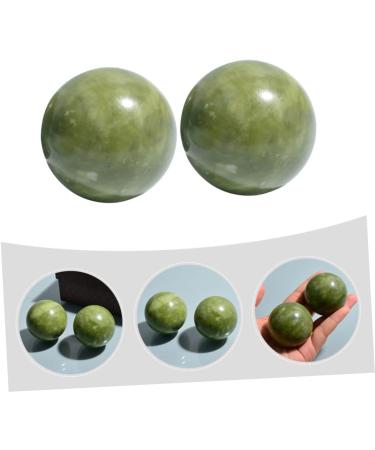 Magiclulu 2-Piece Jade Hand Massage Balls | Hand Exercise & Relaxation Tools for Stress Relief - Buy Online on GoSupps.com