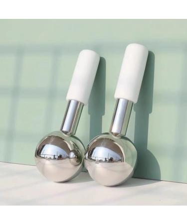 Stainless Steel Face Ice Globes for Tighter Skin & Reduced Puffiness - Hot & Cold Skin Massagers - Buy Online on GoSupps.com