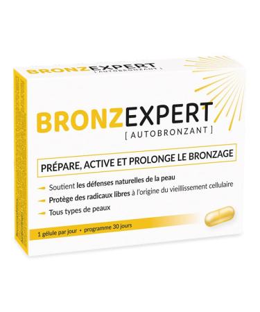 Nutriexpert - BRONZ EXPERT SELF-TANNING - Activates and prolongs tanning - Supports the skin's natural defenses - Protects your skin from free radicals that cause cellular aging