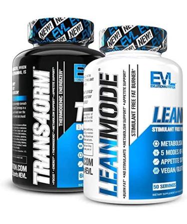 EVL Trans4ormation Mode Stack + Lean Mode Weight Loss Support Kit - Green Coffee, Green Tea, CLA, Carnitine, Garcinia Cambogia - Diet Pills for Men & Women - Buy Online on GoSupps.com